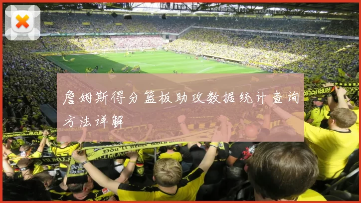 詹姆斯得分篮板助攻数据统计查询方法详解